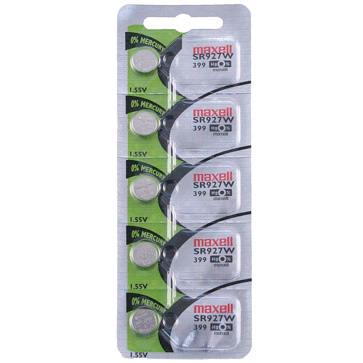 399 Maxell Watch Battery (SR927W) - SOLD AS A PACK (5 Pieces)