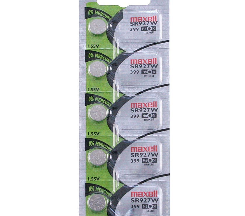 399 Maxell Watch Battery (SR927W) - SOLD AS A PACK (5 Pieces)