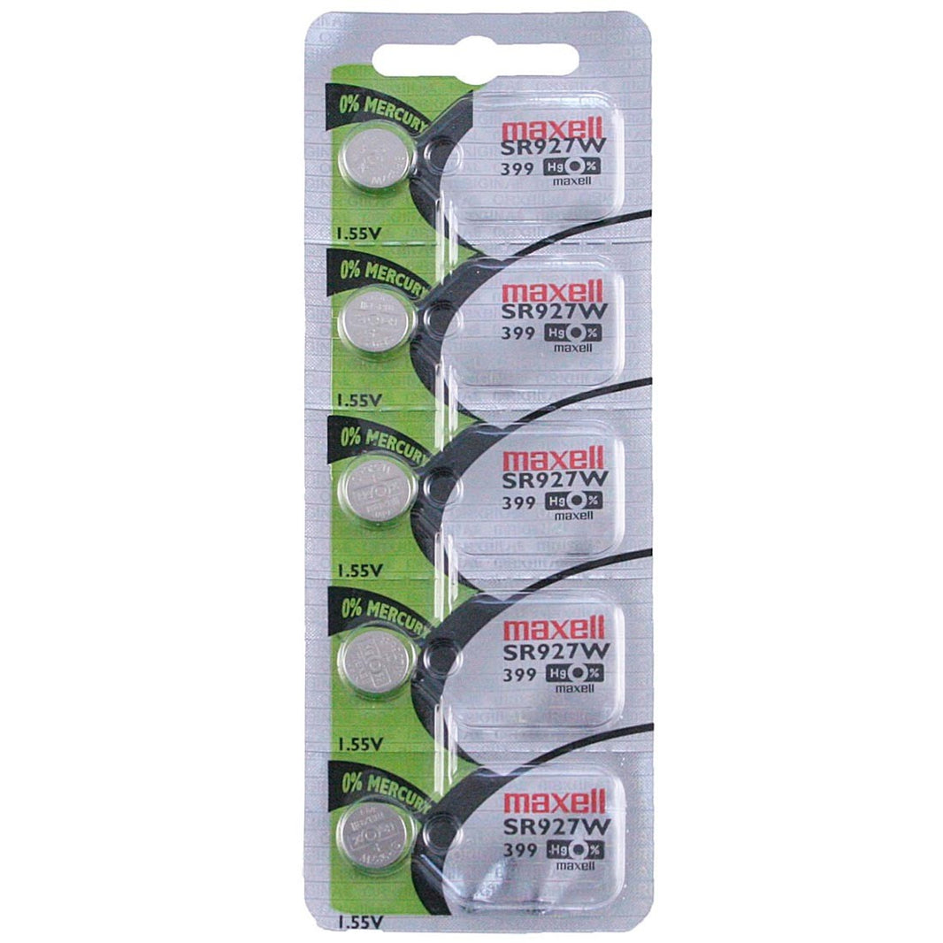 399 Maxell Watch Battery (SR927W) - SOLD AS A PACK (5 Pieces)