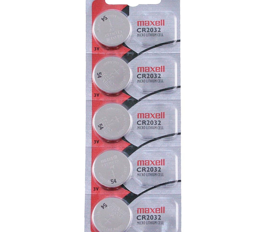 CR2032 Maxell Watch Battery - SOLD AS A PACK (5 Pieces)