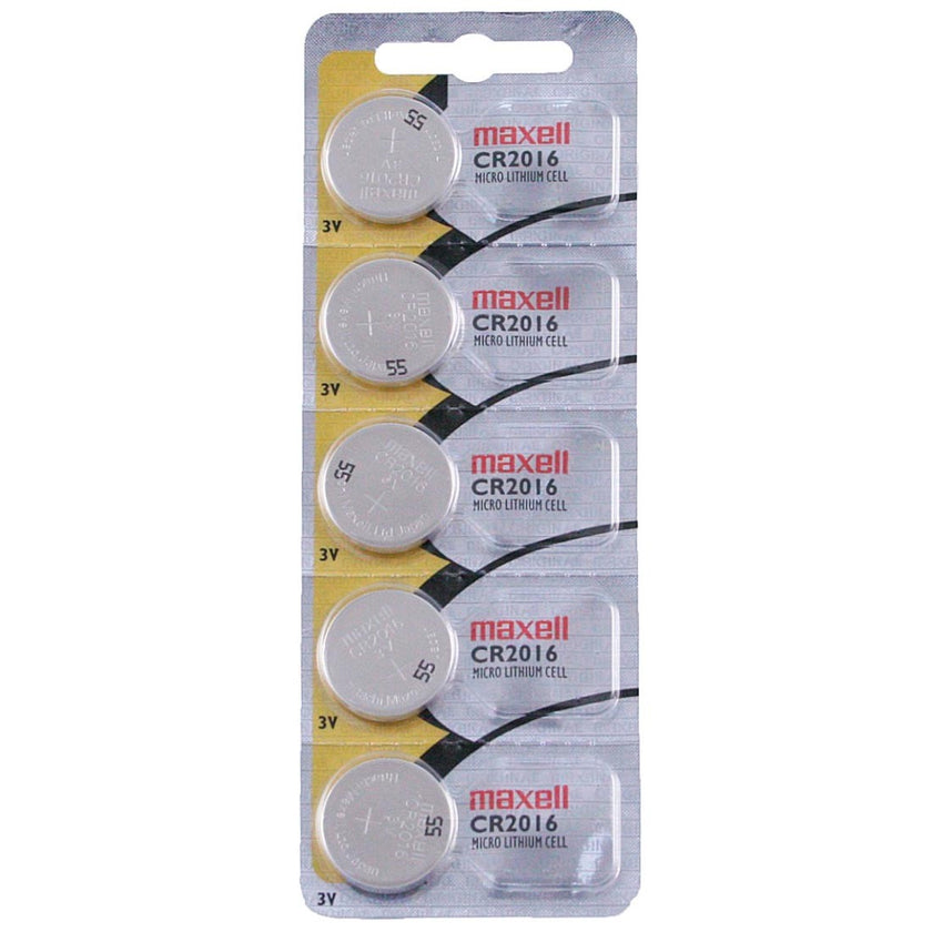 CR2016 Maxell Watch Battery - SOLD AS A PACK (5 Pieces)