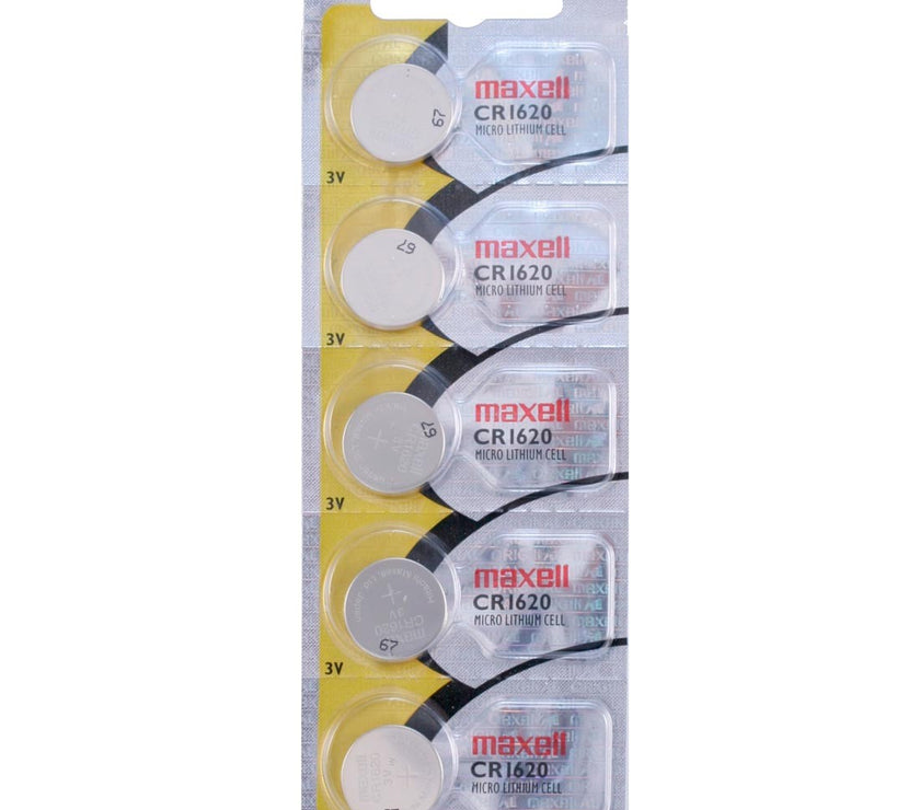 CR1620 Maxell Watch Battery - SOLD AS A PACK (5 Pieces)