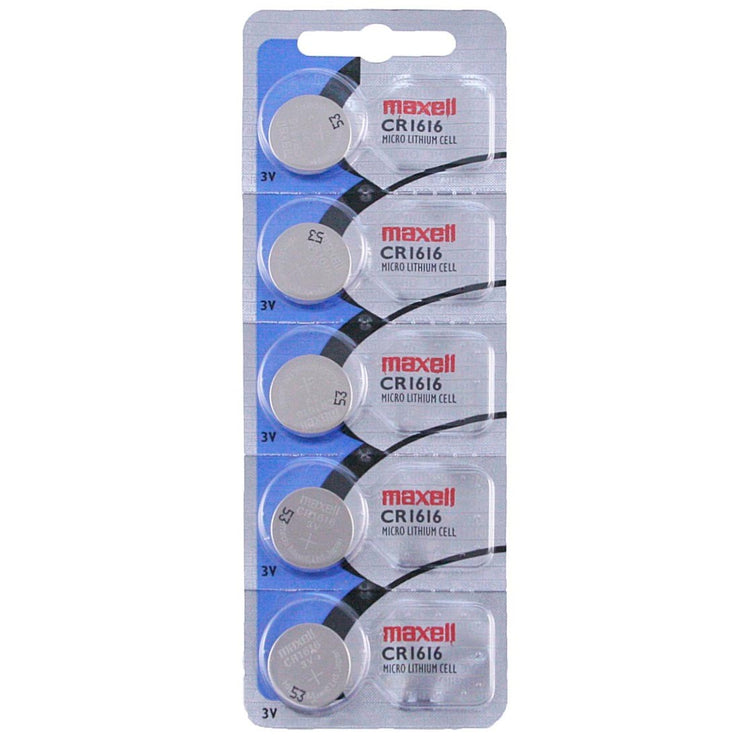 CR1616 Maxell Watch Battery - SOLD AS A PACK (5 Pieces)