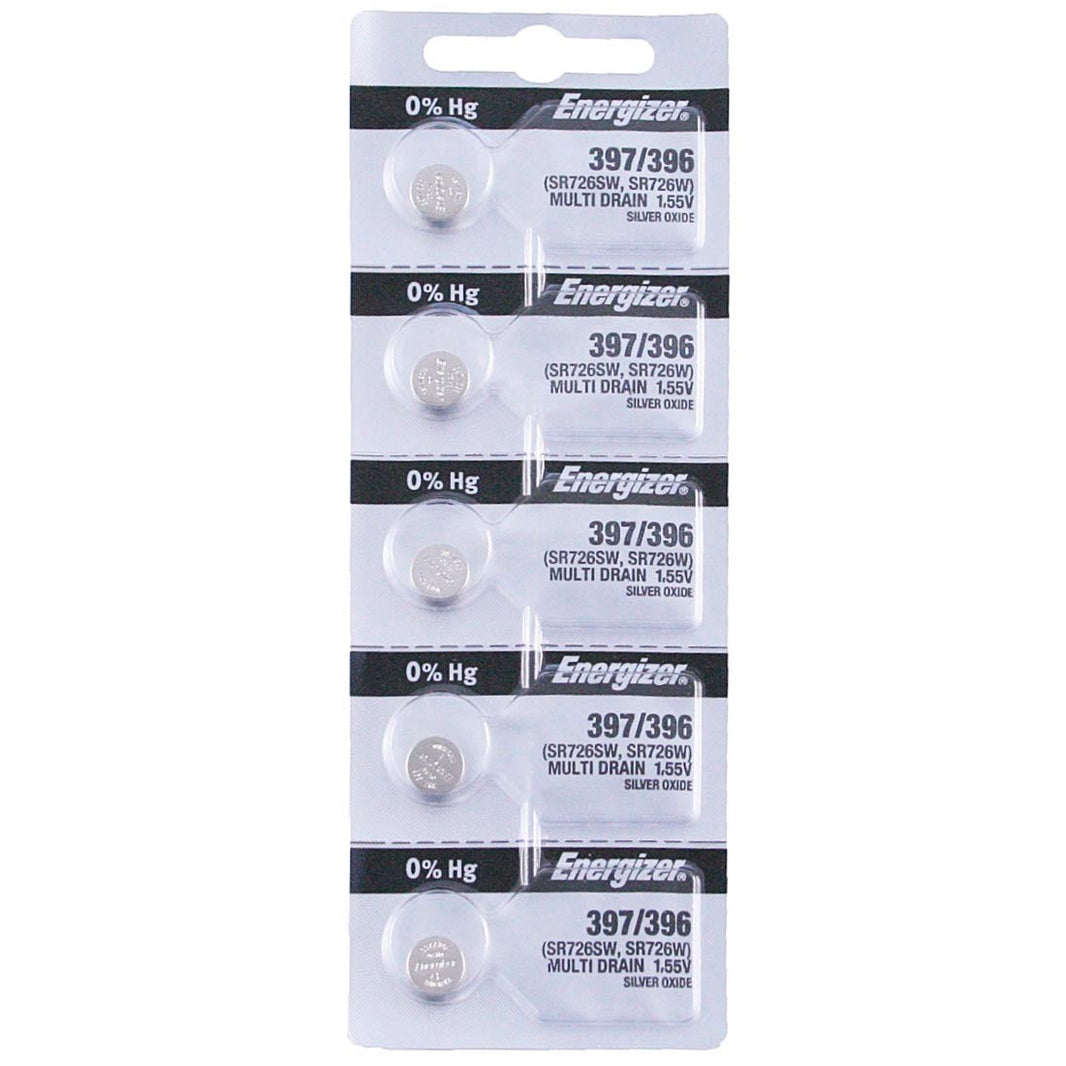 397/396 Energizer Watch Battery (SR726SW) - SOLD IN A PACK (5 Pieces)