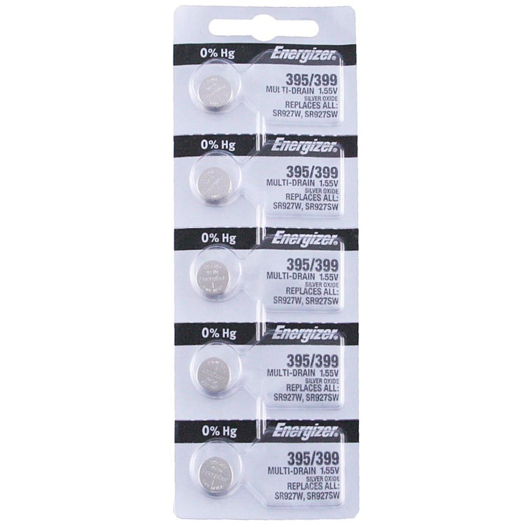 395/399 Energizer Watch Battery (SR927SW) - SOLD IN A PACK (5 Pieces)