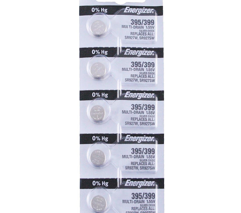 395/399 Energizer Watch Battery (SR927SW) - SOLD IN A PACK (5 Pieces)