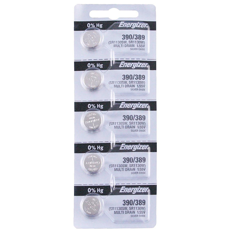 390/389 Energizer Watch Battery (SR1130SW) - SOLD IN A PACK (5 Pieces)