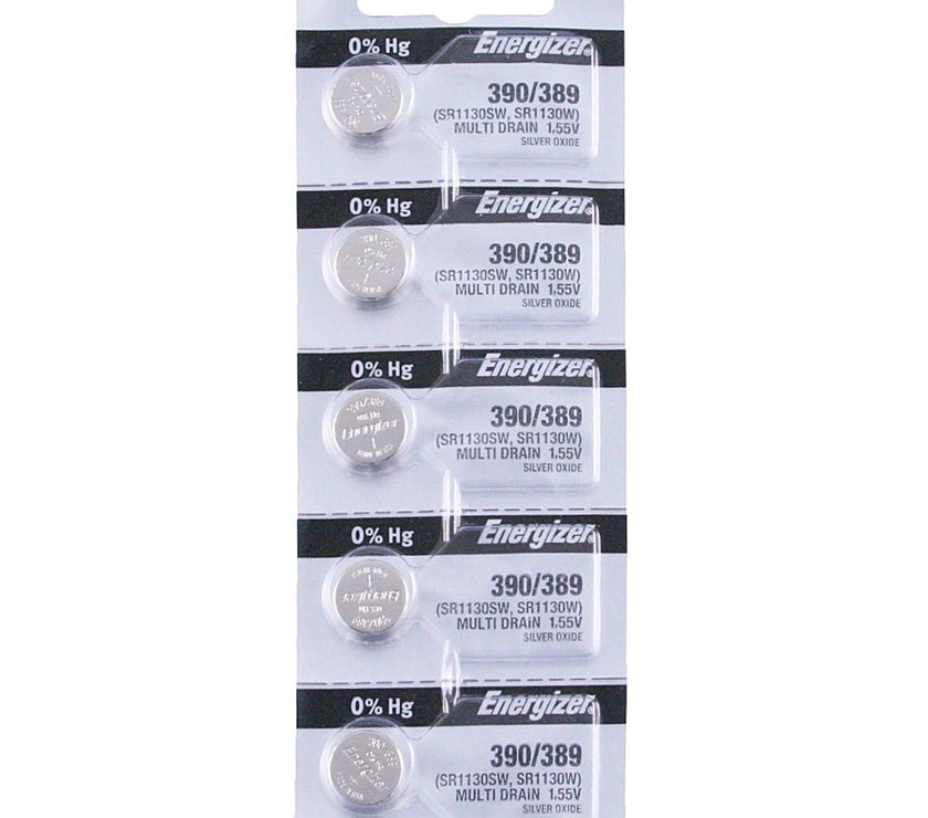 390/389 Energizer Watch Battery (SR1130SW) - SOLD IN A PACK (5 Pieces)