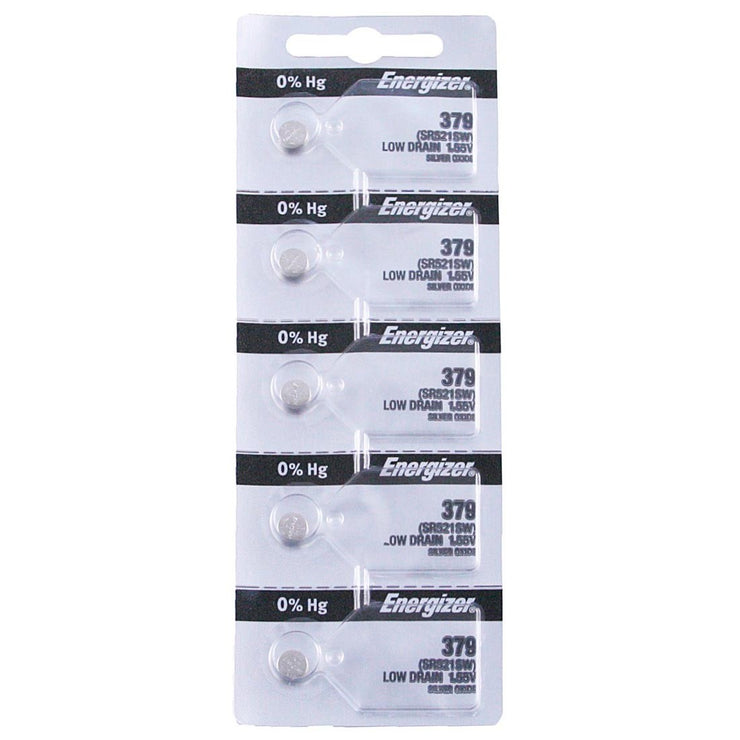 379 Energizer Watch Battery (SR521SW) - SOLD IN A PACK (5 Pieces)