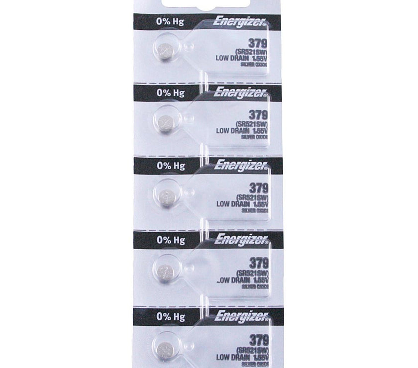 379 Energizer Watch Battery (SR521SW) - SOLD IN A PACK (5 Pieces)