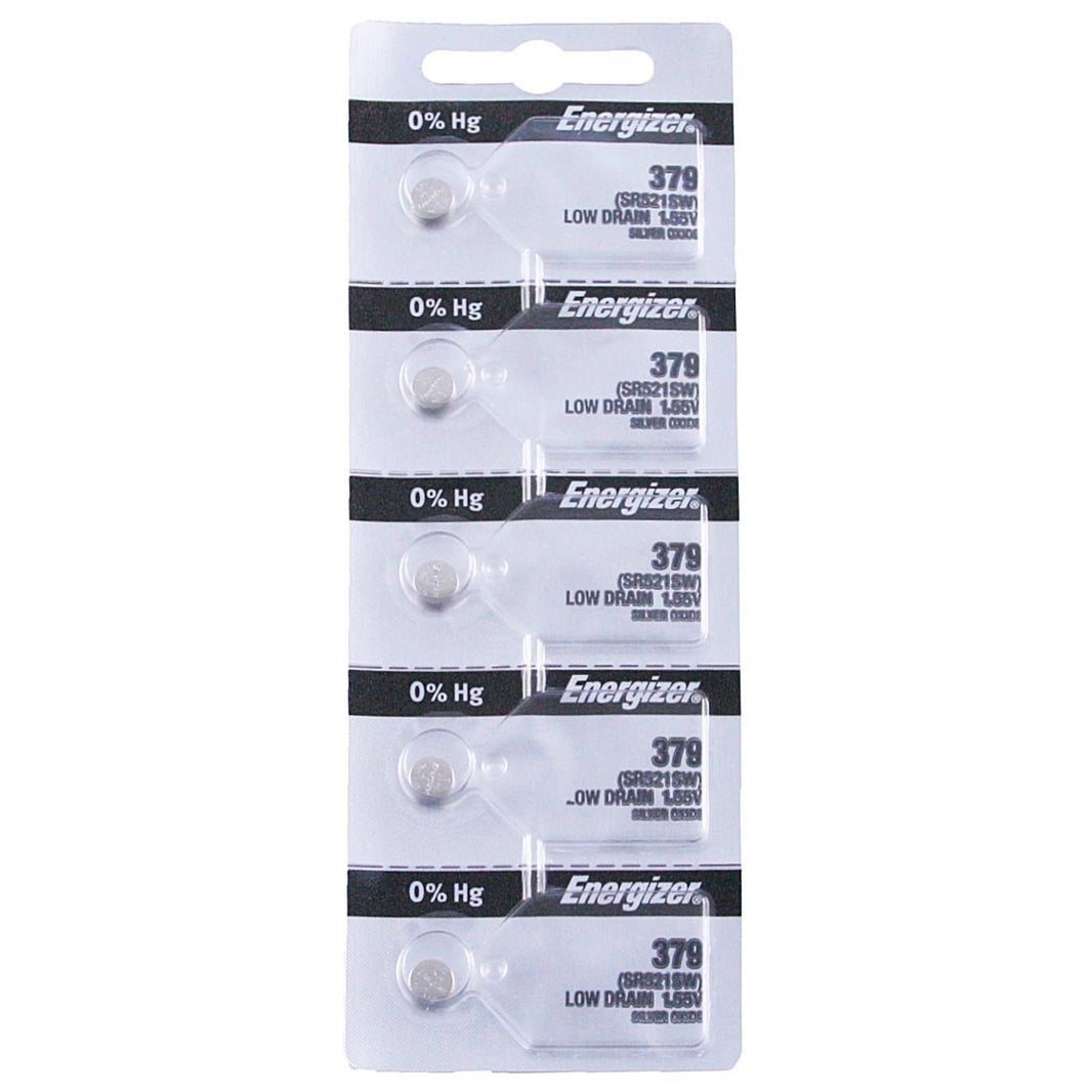 379 Energizer Watch Battery (SR521SW) - SOLD IN A PACK (5 Pieces)