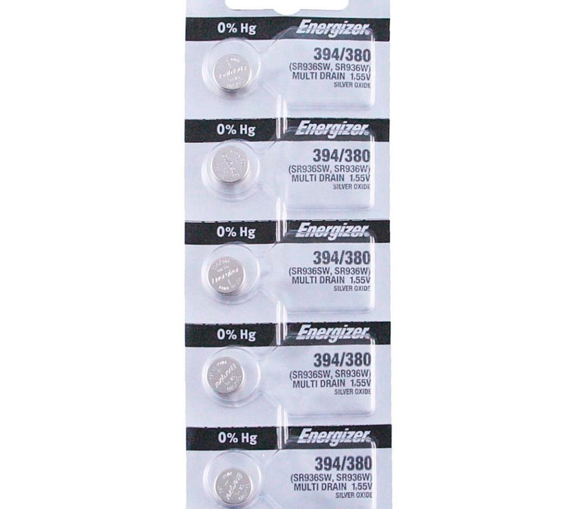 394/380 Energizer Watch Battery (SR936SW) - SOLD IN A PACK (5 Pieces)