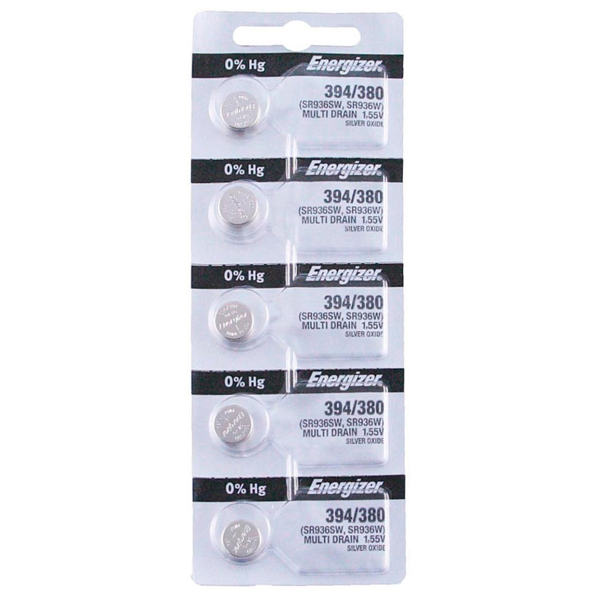 394/380 Energizer Watch Battery (SR936SW) - SOLD IN A PACK (5 Pieces)