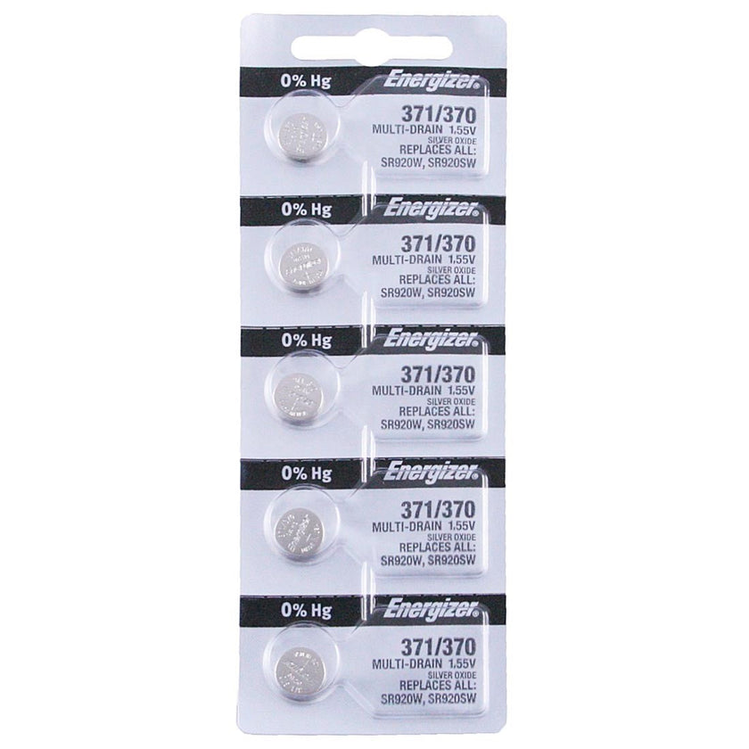 371/370 Energizer Watch Battery (SR920SW) - SOLD IN A PACK (5 Pieces)