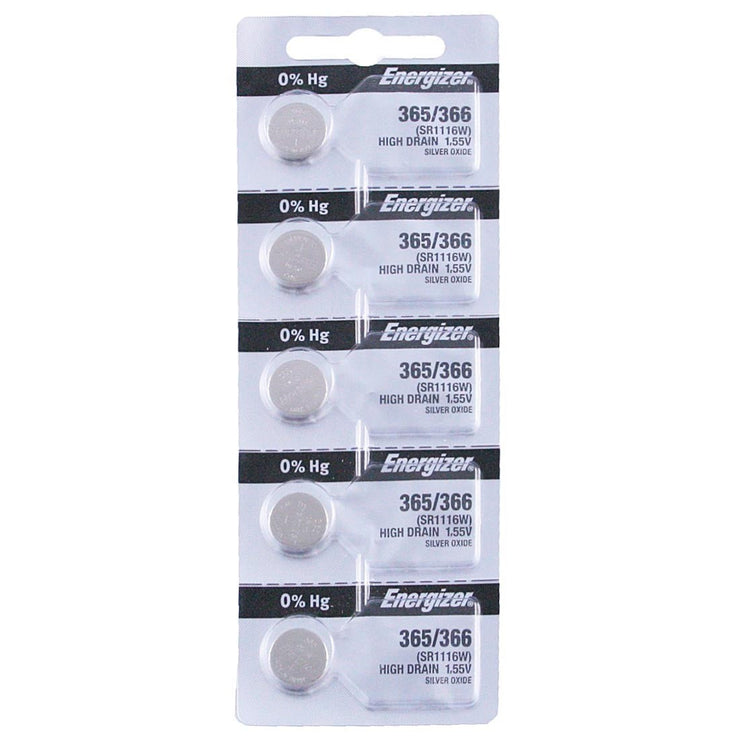 365/366 Energizer Watch Battery (SR1116W) - SOLD IN A PACK (5 Pieces)