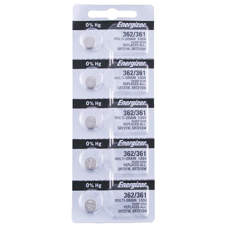 362/361 Energizer Watch Battery (SR721SW) - SOLD IN A PACK (5 Pieces)