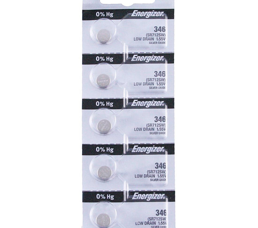 346 Energizer Watch Battery (SR712SW) - SOLD IN A PACK (5 Pieces)