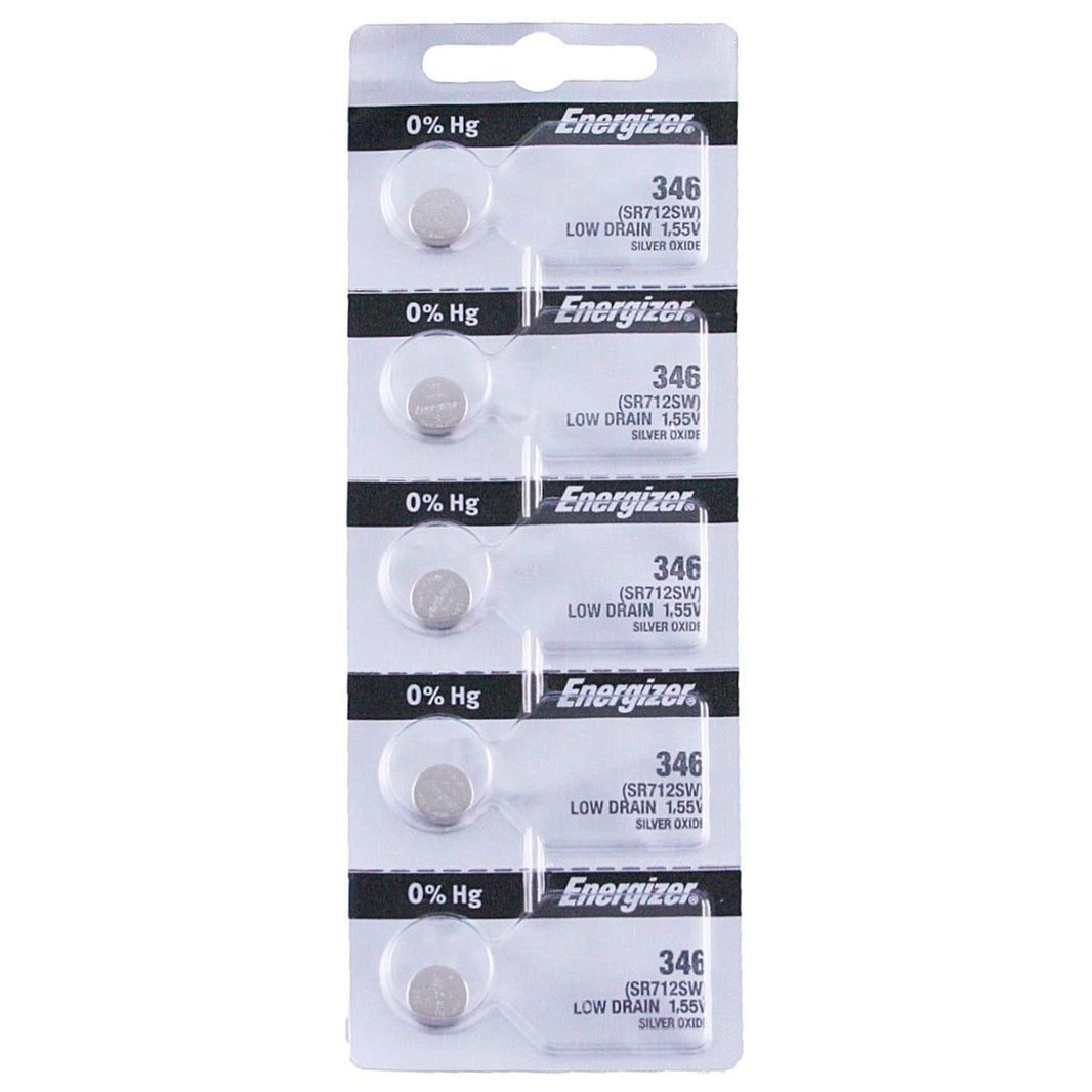 346 Energizer Watch Battery (SR712SW) - SOLD IN A PACK (5 Pieces)