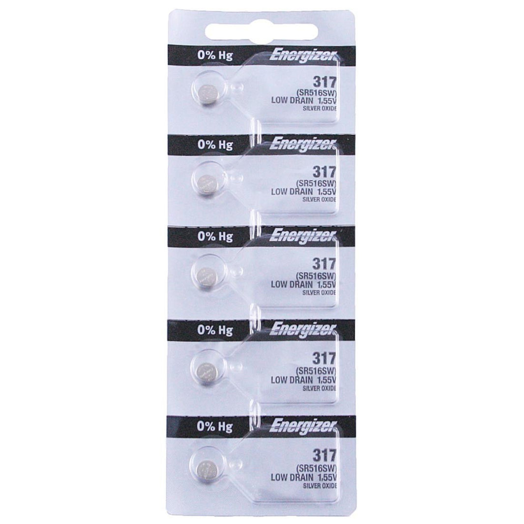 317 Energizer Watch Battery (SR516SW) - SOLD IN A PACK (5 Pieces)