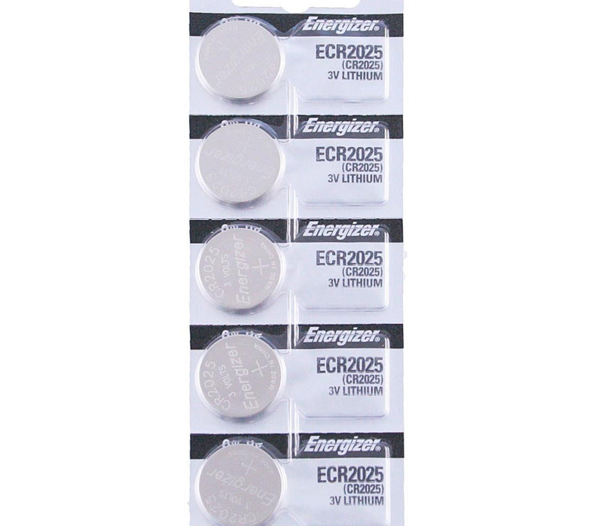 CR2025 Energizer Watch Battery - SOLD IN A PACK (5 Pieces)