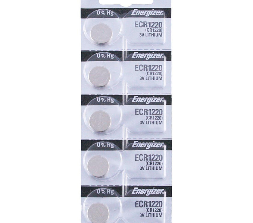 CR1220 Energizer Watch Battery  - SOLD IN A PACK (5 Pieces)