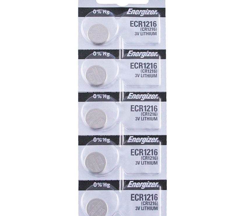 CR1216 Energizer Watch Battery  - SOLD IN A PACK (5 Pieces)