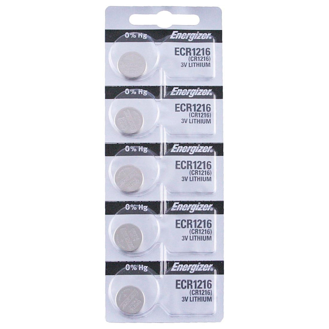 CR1216 Energizer Watch Battery  - SOLD IN A PACK (5 Pieces)