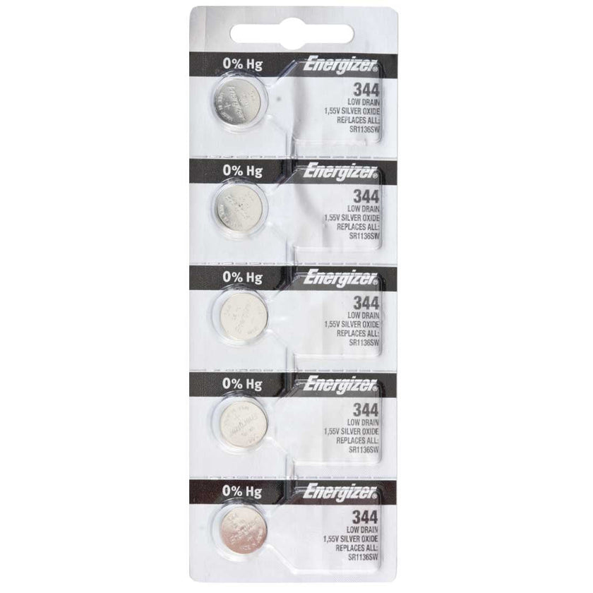 344 Energizer Watch Battery (SR1136SW) - SOLD IN A PACK (5 Pieces)