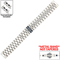 8006 Series President Style Solid Stainless Steel Metal Bands (Straight or Curved Ends)