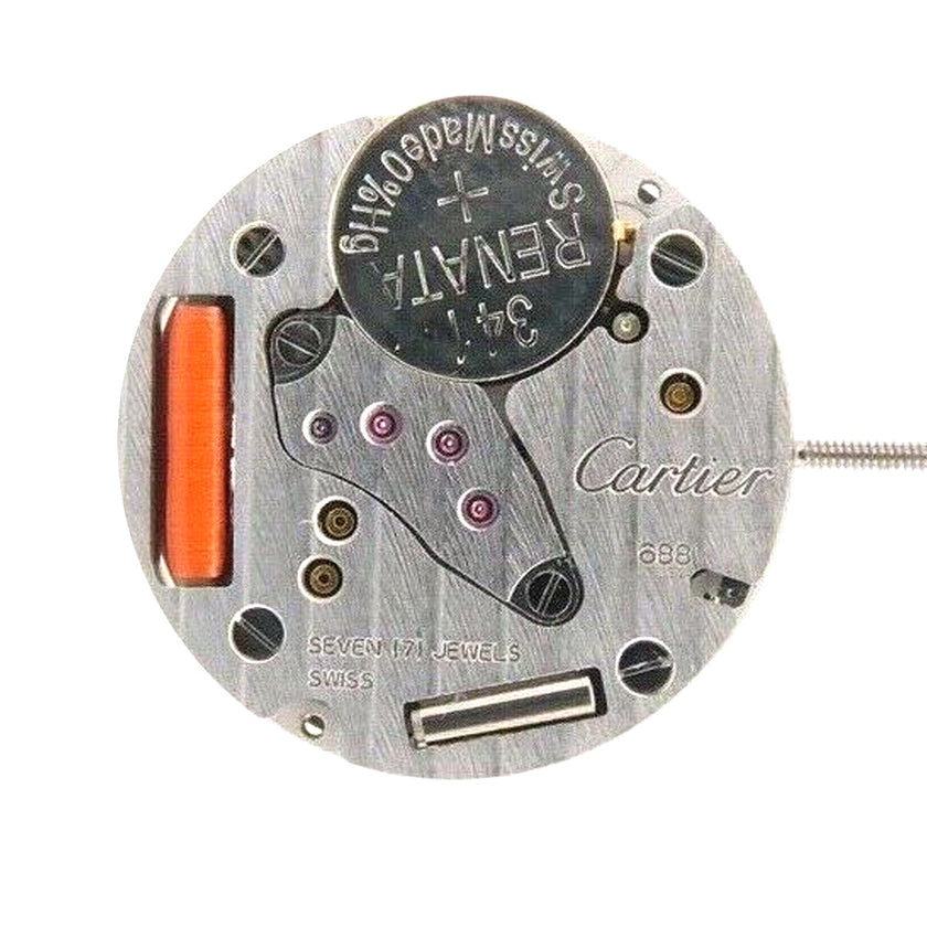 Genuine Cartier 688 Quartz Watch Movement Ht. 3.63mm