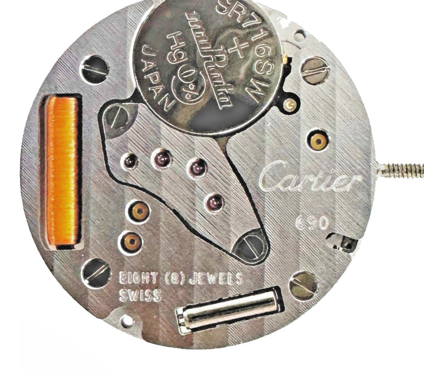 Genuine Cartier 690 Quartz Watch Movement