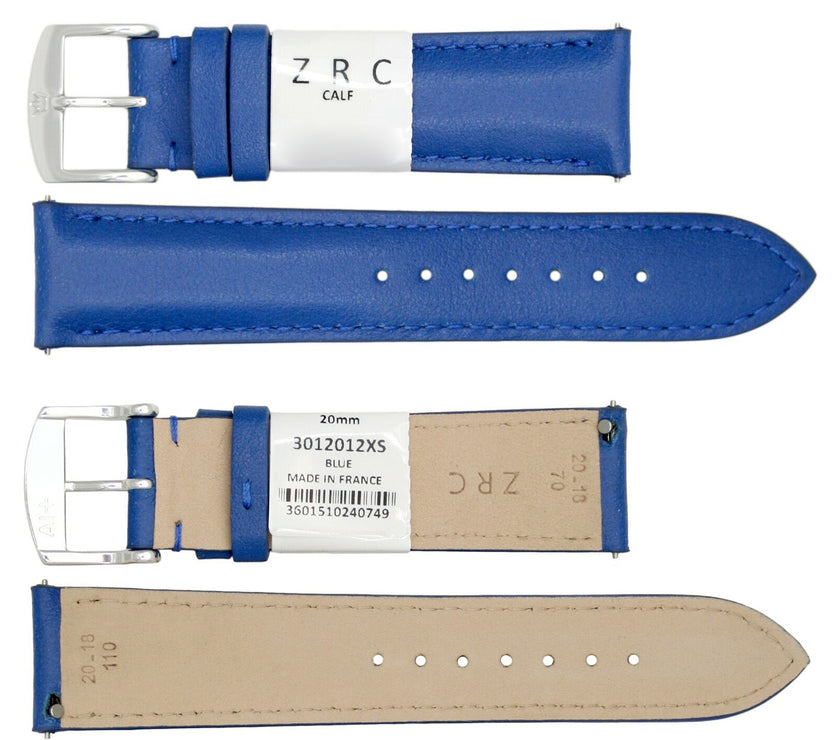 ROCHET No. 301 Calfskin Grain Fine Leather Quick Release SHORT Straps (12mm~22mm)