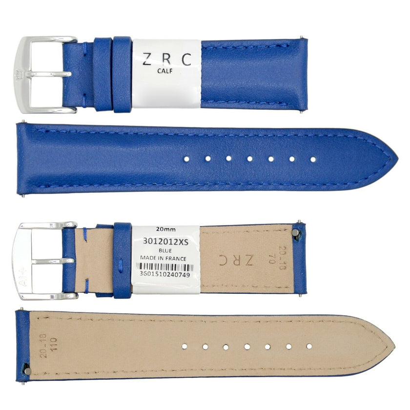 ROCHET No. 301 Calfskin Grain Fine Leather Quick Release SHORT Straps (12mm~22mm)