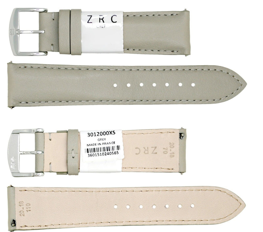 ROCHET No. 301 Calfskin Grain Fine Leather Quick Release SHORT Straps (12mm~22mm)