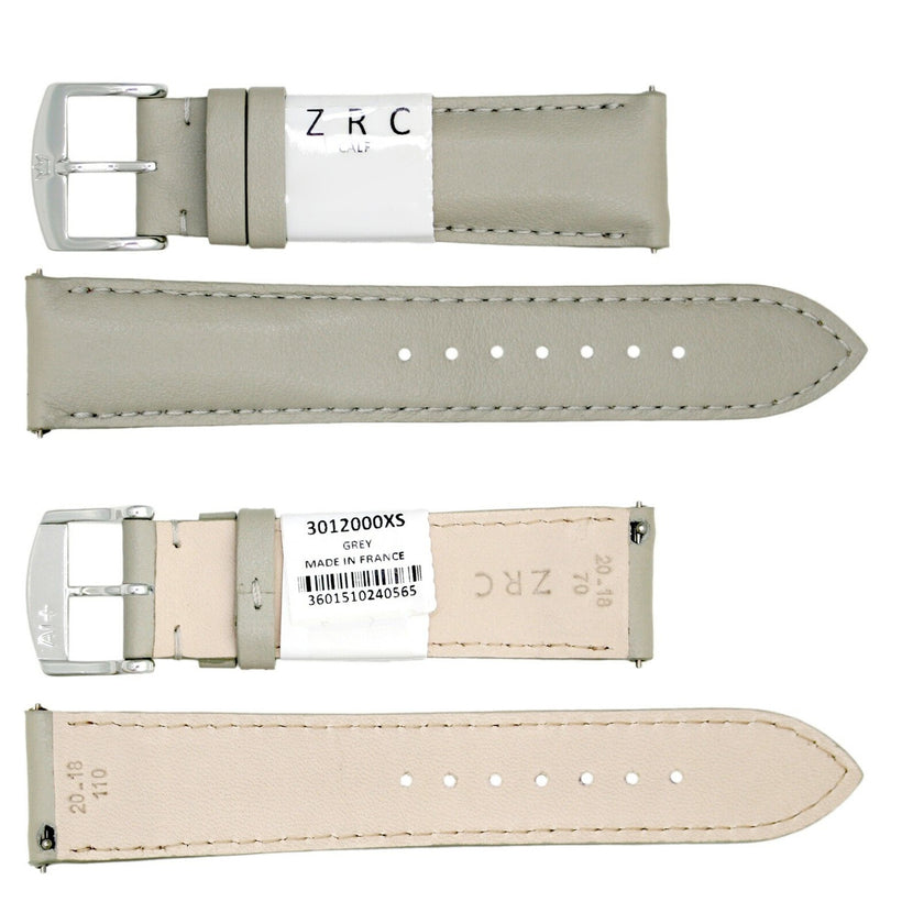 ROCHET No. 301 Calfskin Grain Fine Leather Quick Release SHORT Straps (12mm~22mm)