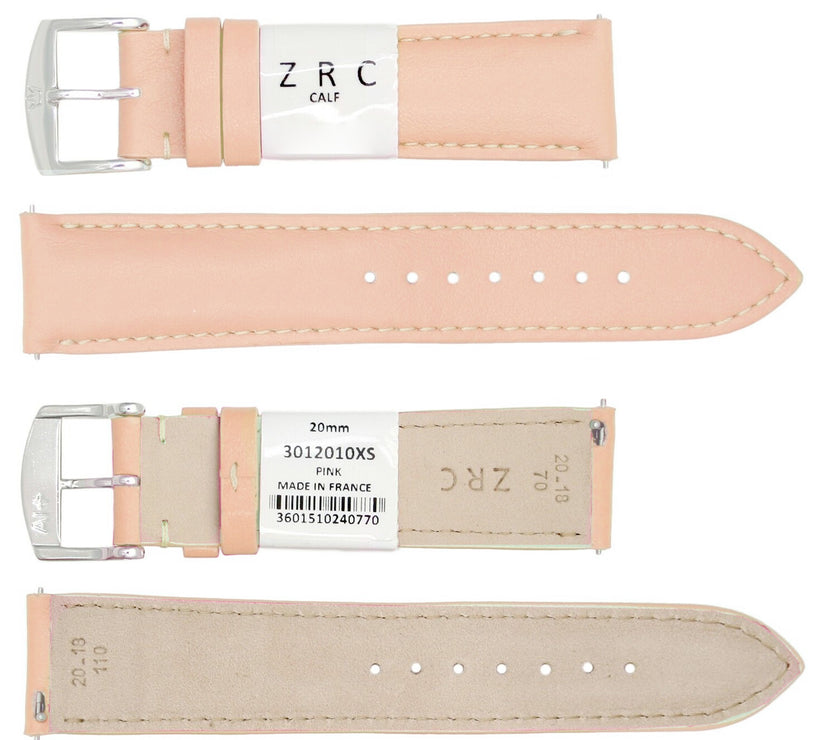 ROCHET No. 301 Calfskin Grain Fine Leather Quick Release SHORT Straps (12mm~22mm)