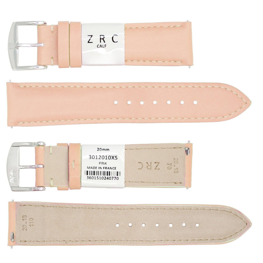 ROCHET No. 301 Calfskin Grain Fine Leather Quick Release SHORT Straps (12mm~22mm)