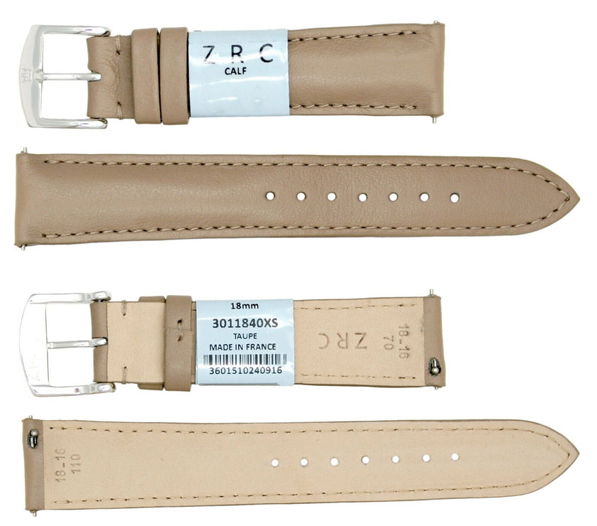 ROCHET No. 301 Calfskin Grain Fine Leather Quick Release SHORT Straps (12mm~22mm)