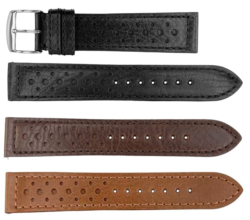 ROCHET No. 354 Cowhide Full Grain QUICK RELEASE Leather Straps (20mm~22mm)