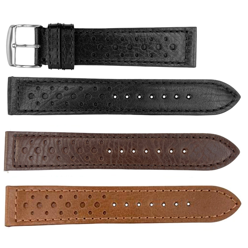 ROCHET No. 354 Cowhide Full Grain QUICK RELEASE Leather Straps (20mm~22mm)