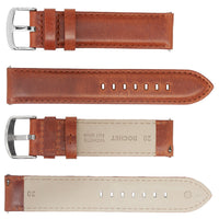 ROCHET No. 374 Cowhide Smooth Fine Leather QUICK RELEASE Straps Stitched (18mm~22mm)