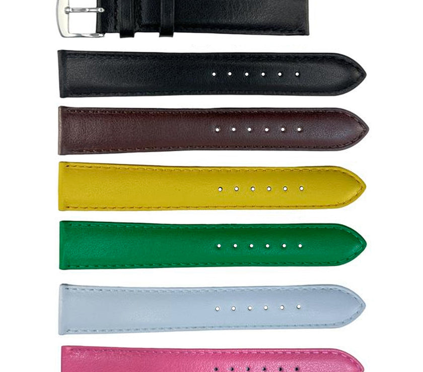 ROCHET No. 501 Cowhide Fine Grain Leather Straps (12mm~20mm)