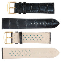 ROCHET No. 519 Alligator Grain Fine Leather Aerocomfort Straps (12mm~30mm)