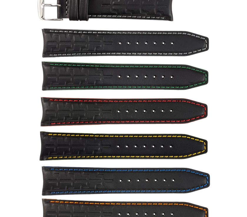 ROCHET No. 523 Calfskin High Performance Straps with Contrast Stitching (20mm~22mm)