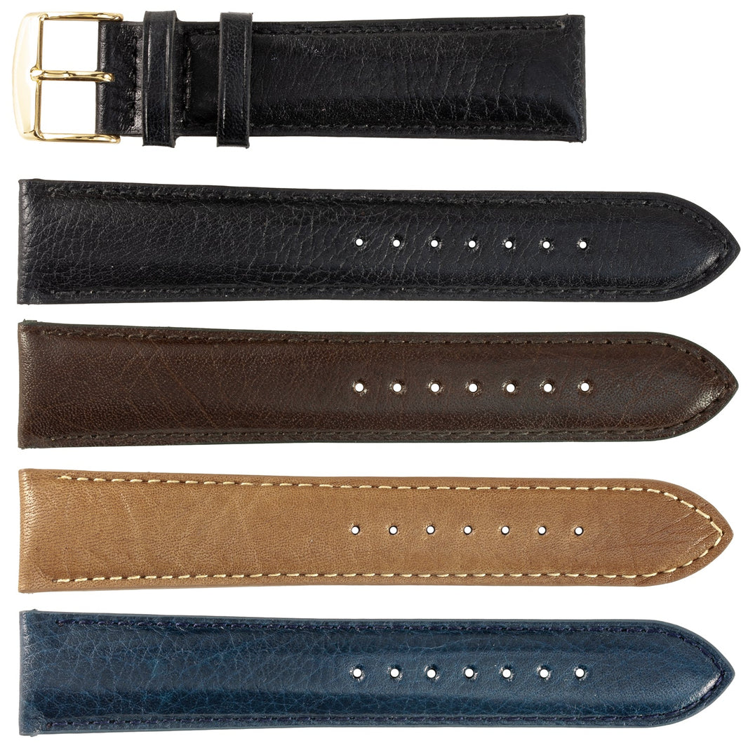 ROCHET No. 534 Grained Cowhide Fine Leather Straps (14mm~26mm)