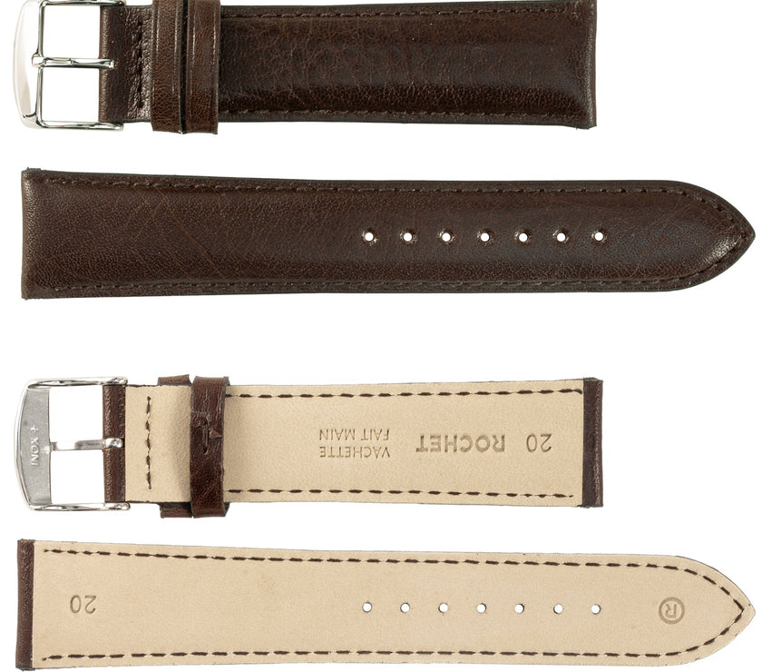 ROCHET No. 534 Grained Cowhide Fine Leather Straps (14mm~26mm)