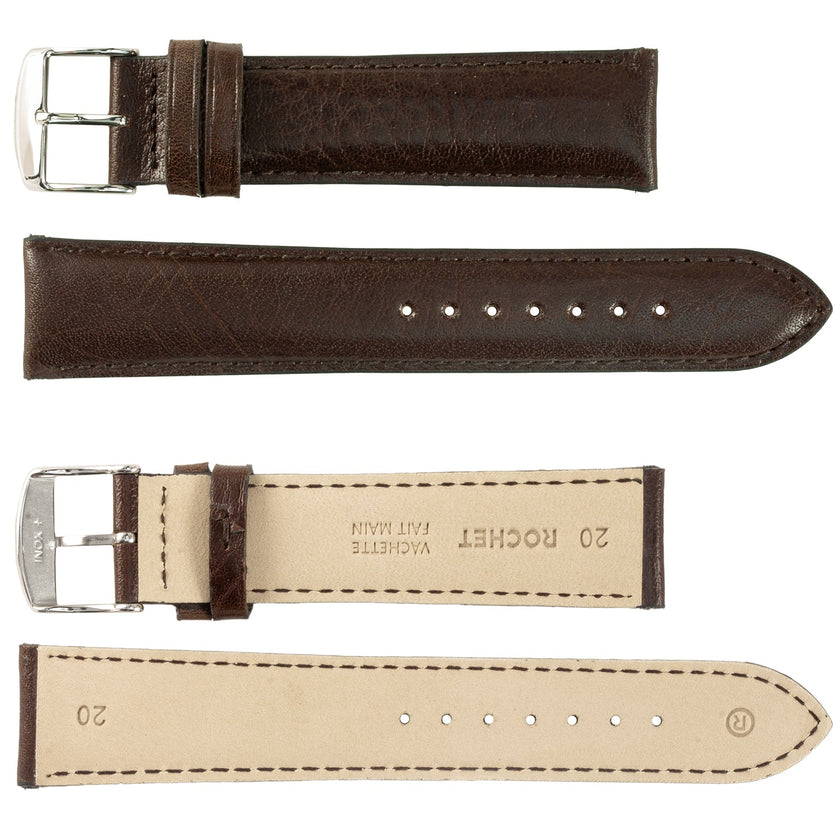 ROCHET No. 534 Grained Cowhide Fine Leather Straps (14mm~26mm)