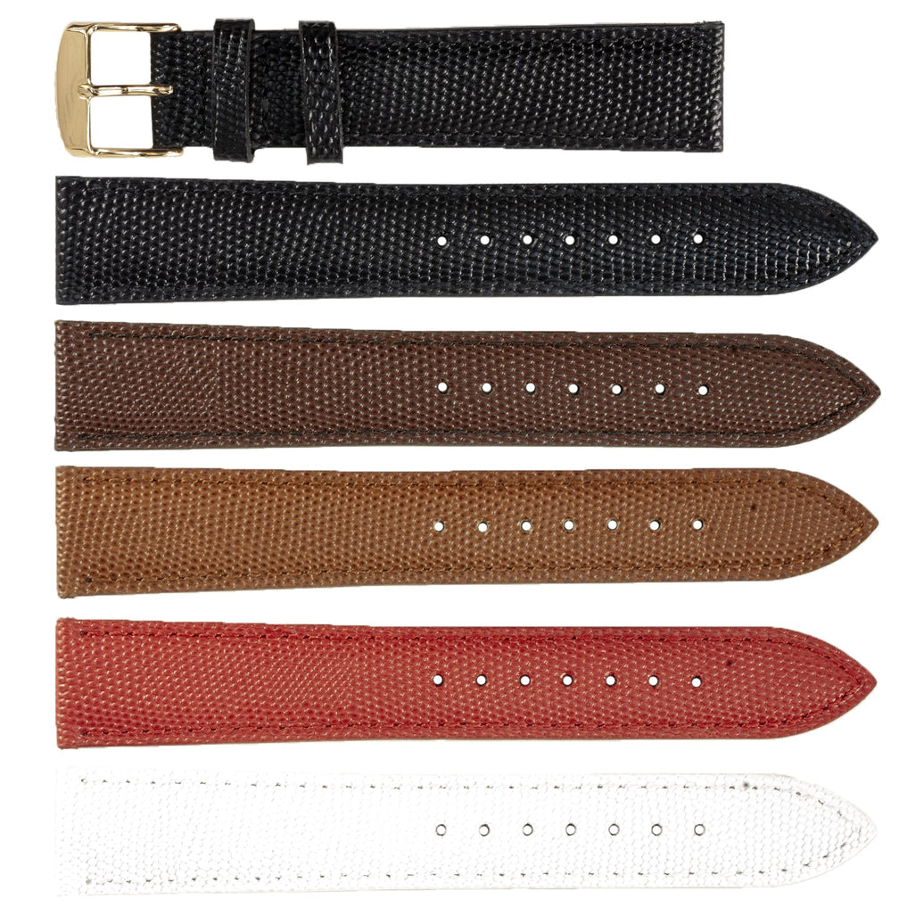 ROCHET No. 538 Lizard Grain Fine Leather Straps (10mm~20mm)