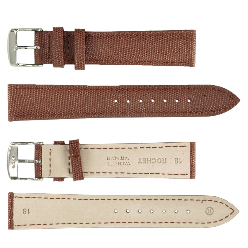 ROCHET No. 538 Lizard Grain Fine Leather Straps (10mm~20mm)