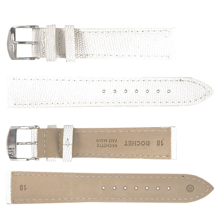 ROCHET No. 538 Lizard Grain Fine Leather Straps (10mm~20mm)